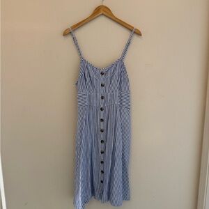 Universal Thread Blue and White Striped dress
